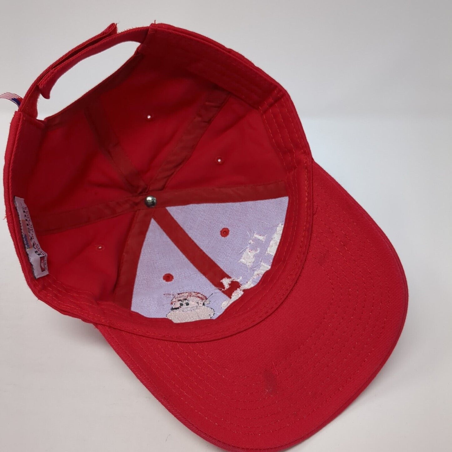 I'm a Santa Believer Strapback Hat Red One Size Adjustable Bayside