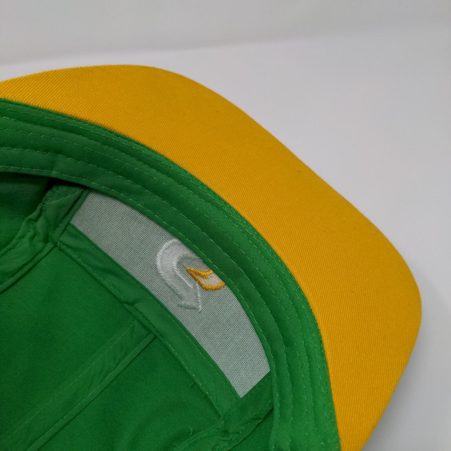 Subway Snapback 5 Panel Cap Green One Size Adjustable Embroidered Cotton