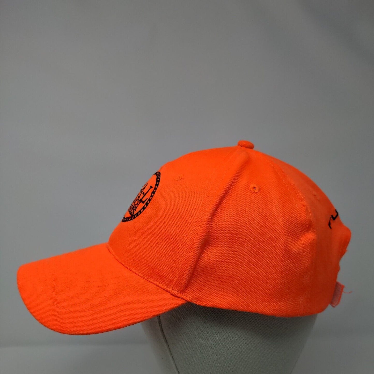 C-A-L Ranch Stores Strapback Hat Orange One Size Embroidered Fusion