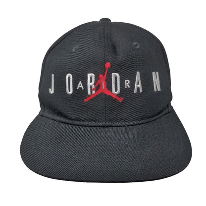 Nike Air Jordan Boy's Snapback Hat Black Adjustable Embroidered Jumpman Logo