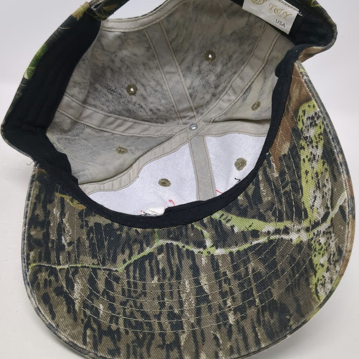Tandy Adventure Motorsports Twin Falls Idaho Green Camo OSFM Baseball Cap Hat