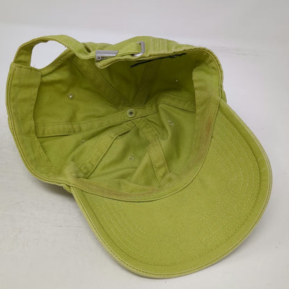 Gap Baseball Cap Green M Slideback Cotton Blank Curved Brim Plain Solid Hat