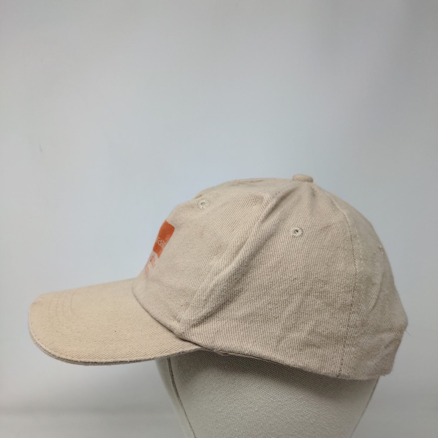 Jordan Strapback Hat Tan 58cm Solid Adjustable Vent Holes 6 Panel Cotton