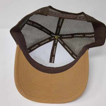 Bacon Boise Snapback Trucker Hat Multicolor OS Adjustable Mesh Back Legacy