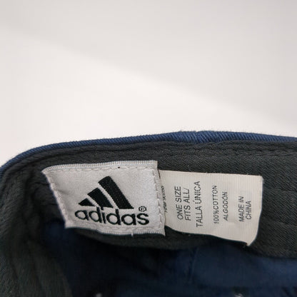 Adidas Slideback Hat Blue One Size Adjustable Embroidered Always Cool Cotton