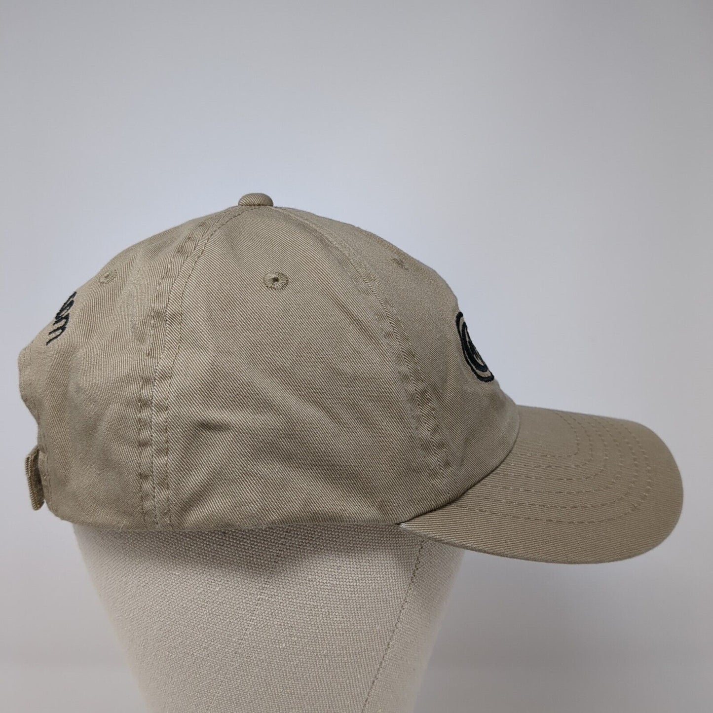 O'Reilly Auto Parts Strapback Hat Tan One Size Adjustable 6 Panel Solid