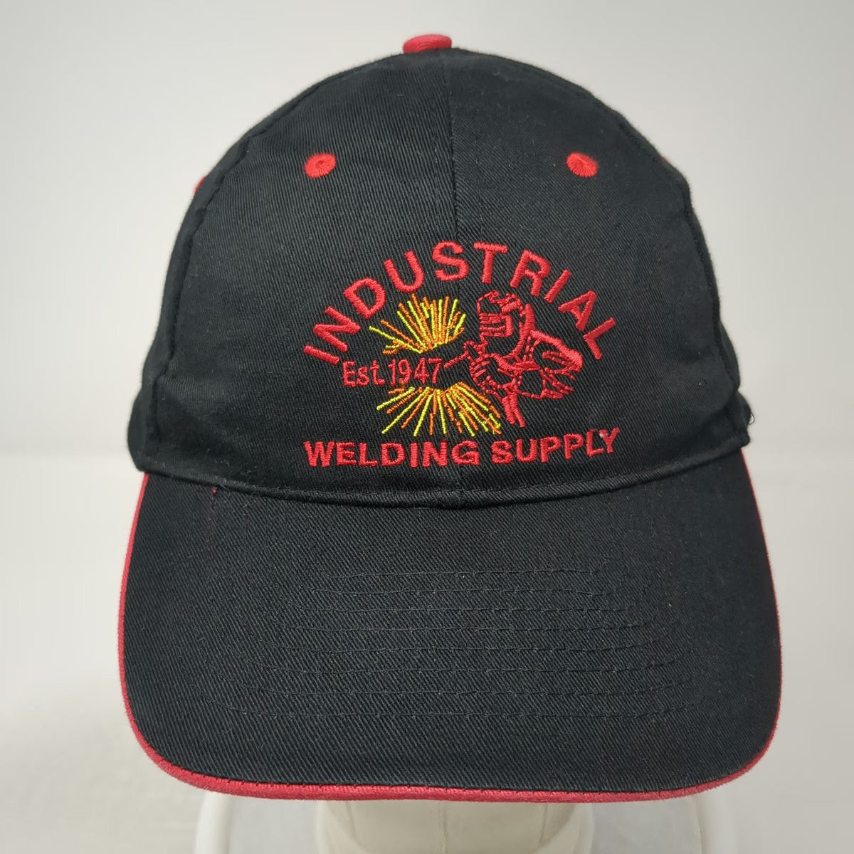 Hitwear Baseball Cap Black One Size Industrial Welding Supply Strapback 1947 Hat