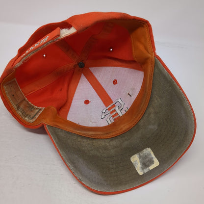 San Francisco Giants MLB Orange One Size Baseball Cap SF Logo HR Pin Strapback