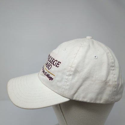 The College Of Idaho Liberal Arts College Slideback Hat White OS Adjustable