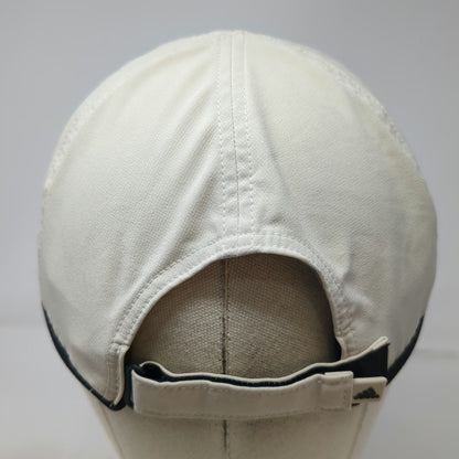 Adidas Baseball Cap Beige One Size AEROREADY Logo Breathable Slideback Hat Mesh