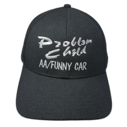 Otto Baseball Cap Black One Size Problem Child AA Funny Car Drag Racing Logo Hat