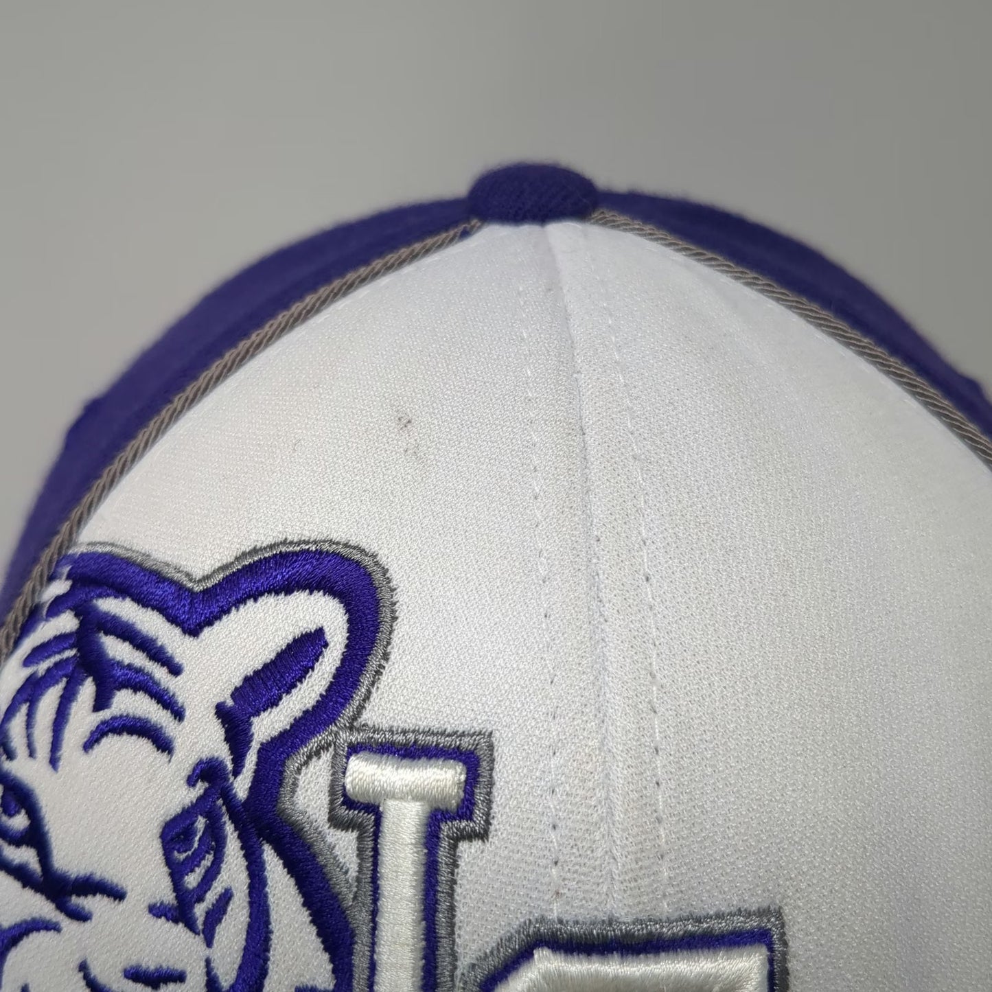 LSU Tigers NCAA Top of the World Cap Purple One Size Stretch Fit Two Tone Hat