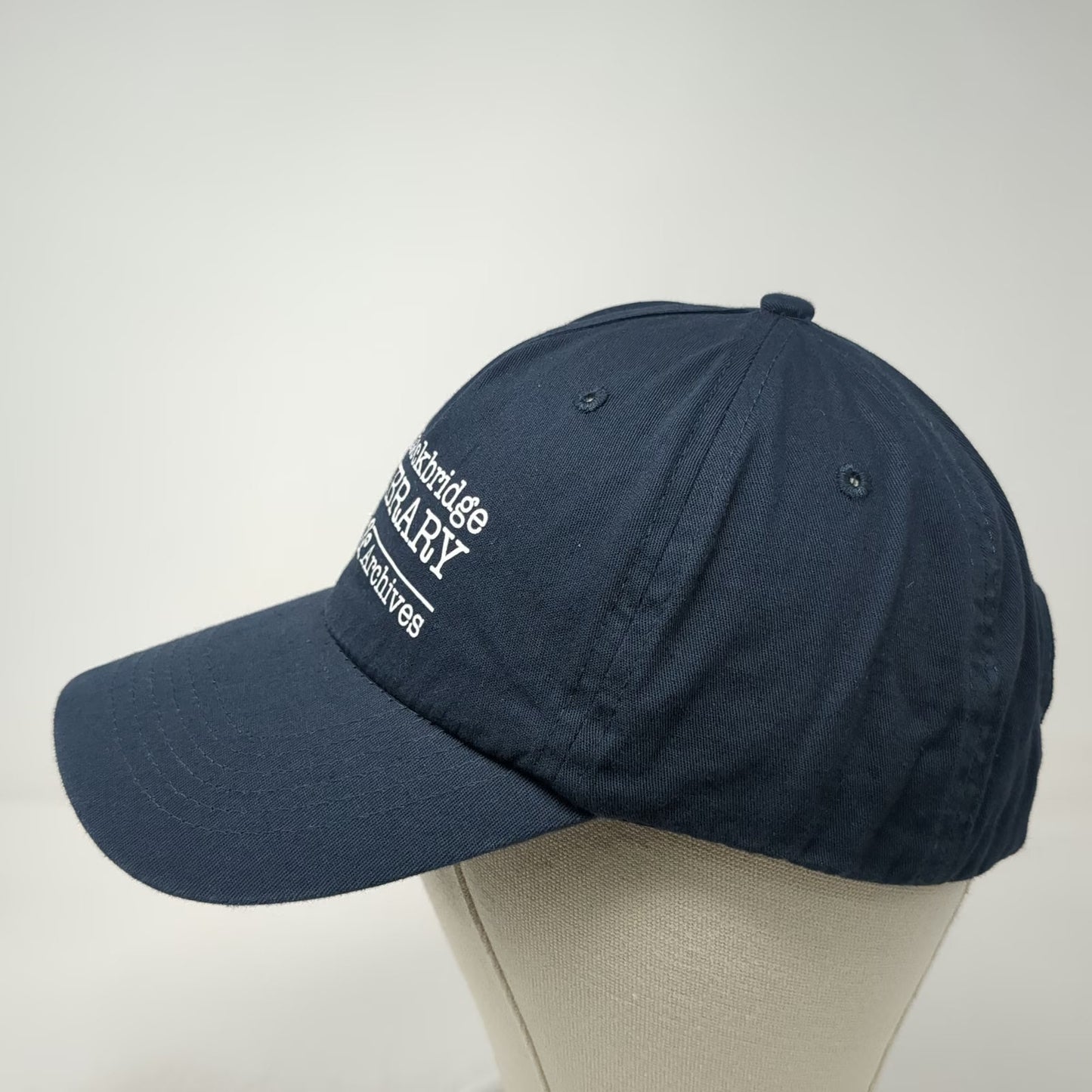 Hit 5 Panel Blue One Size Stockbridge Library Museum Archives Strapback Hat