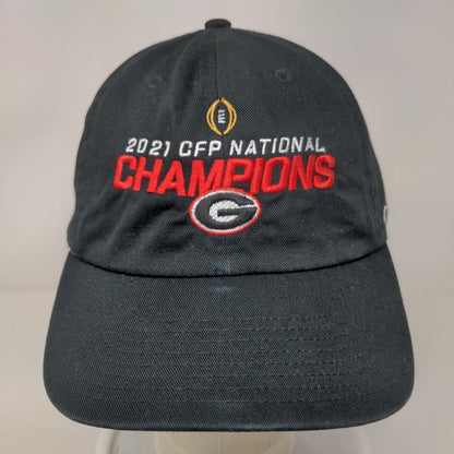 Georgia Bulldogs Slideback Hat Black OSFA 2021 CFP Champions '47 Brand NCAA