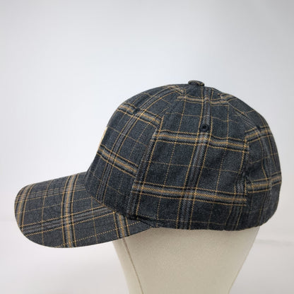 Kangol Baseball Cap Gray Plaid XL Flexfit Fitted Hat Suede Undervisor Logo