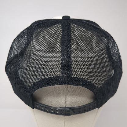 Frank Wood Trucking Snapback Rope Trucker Hat Black One Size Mesh Back