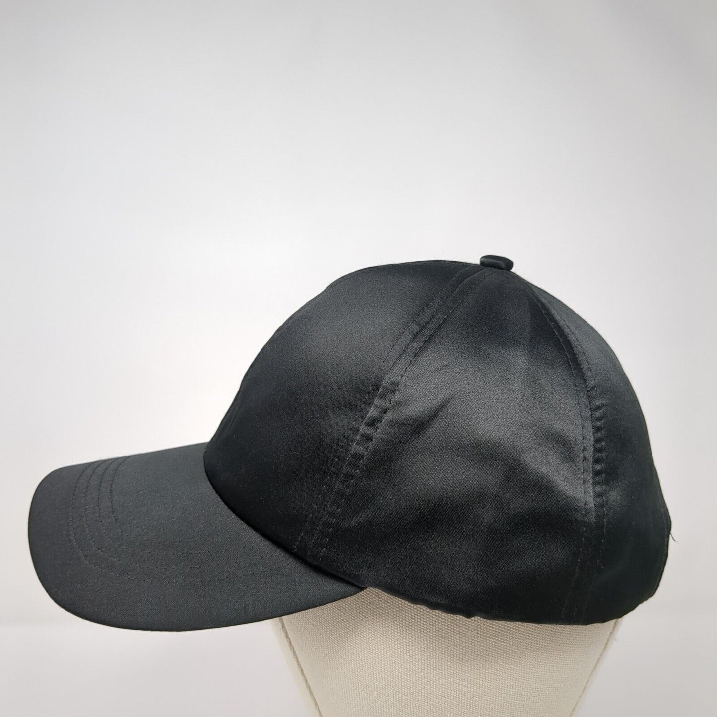 David And Young Strapback Hat Black One Size Adjustable Blank 6 Panel