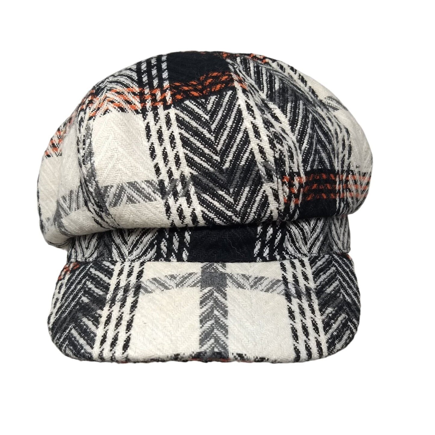 Unbranded Newsboy Pressboy Hat Cap Multicolor OSFA Plaid Blank