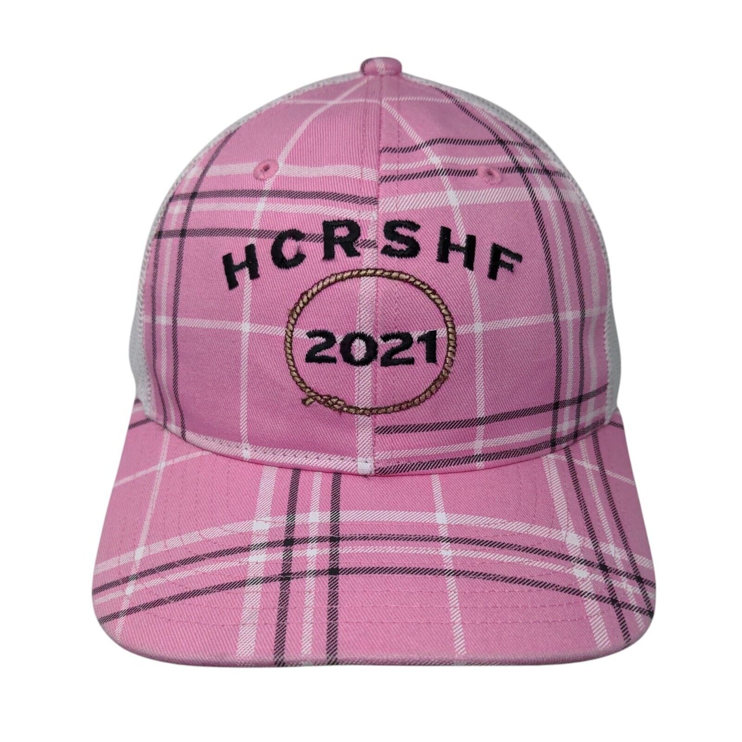 HCRSHF 2021 Snapback Trucker Hat Pink Small Adjustable Mesh Back Richardson