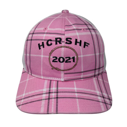 HCRSHF 2021 Snapback Trucker Hat Pink Small Adjustable Mesh Back Richardson