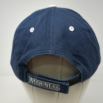 Seattle Mariners MLB T.E.I. Baseball Cap Blue OS Strapback Embroidered Logo Hat