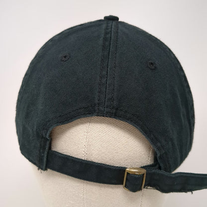OTTO Baseball Cap Black One Size Cotton Hat Flame Graphic Embroidered Adjustable