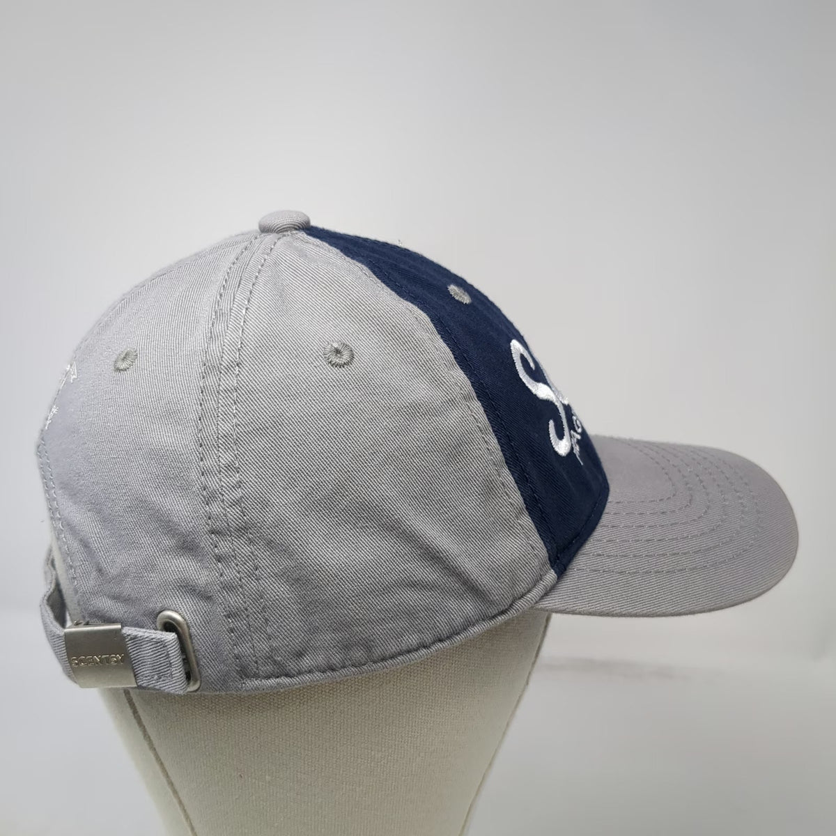 Scentsy Fragrance Hat Blue Gray Baseball Cap One Size 10 Years Anniversary