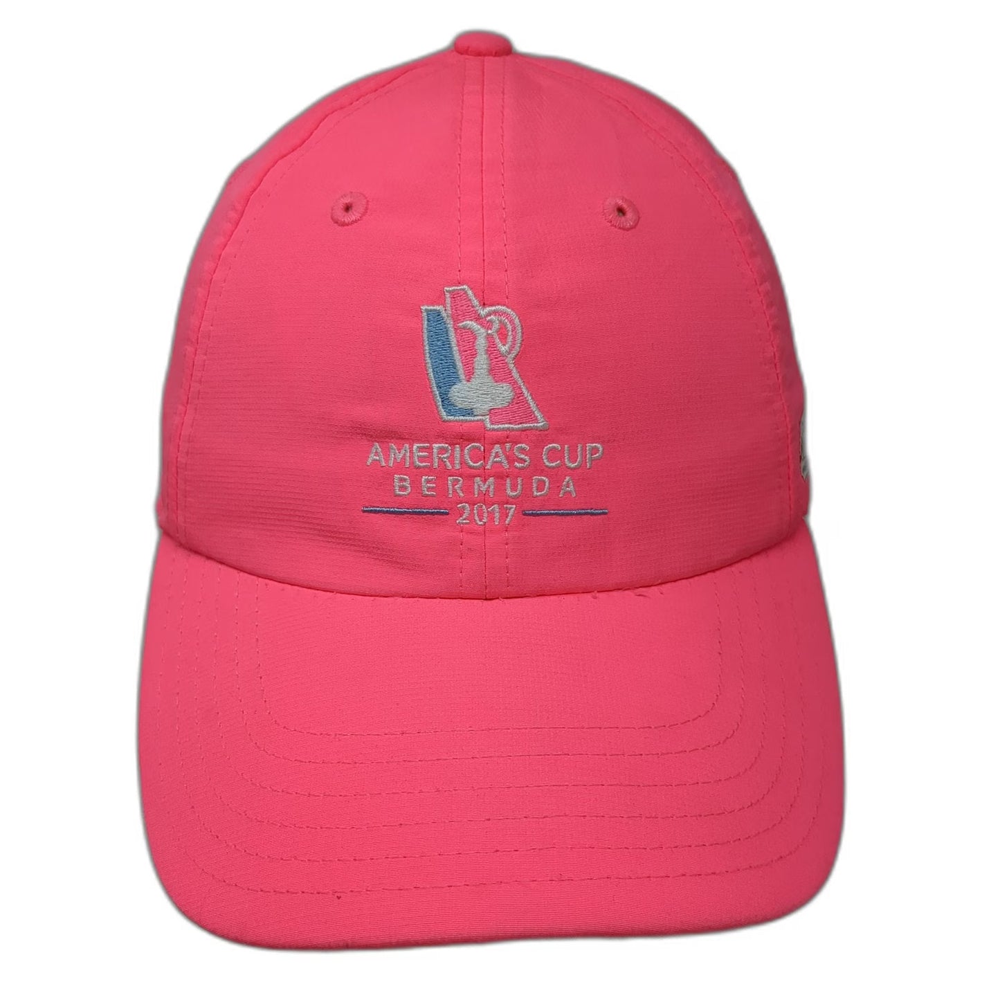 Vineyard Vines Baseball Cap Pink One Size Americas Cup Bermuda 2017 Hat