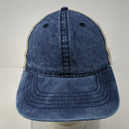 Unbranded Slideback Mesh Back Trucker Hat Blue Cove One Size Blank