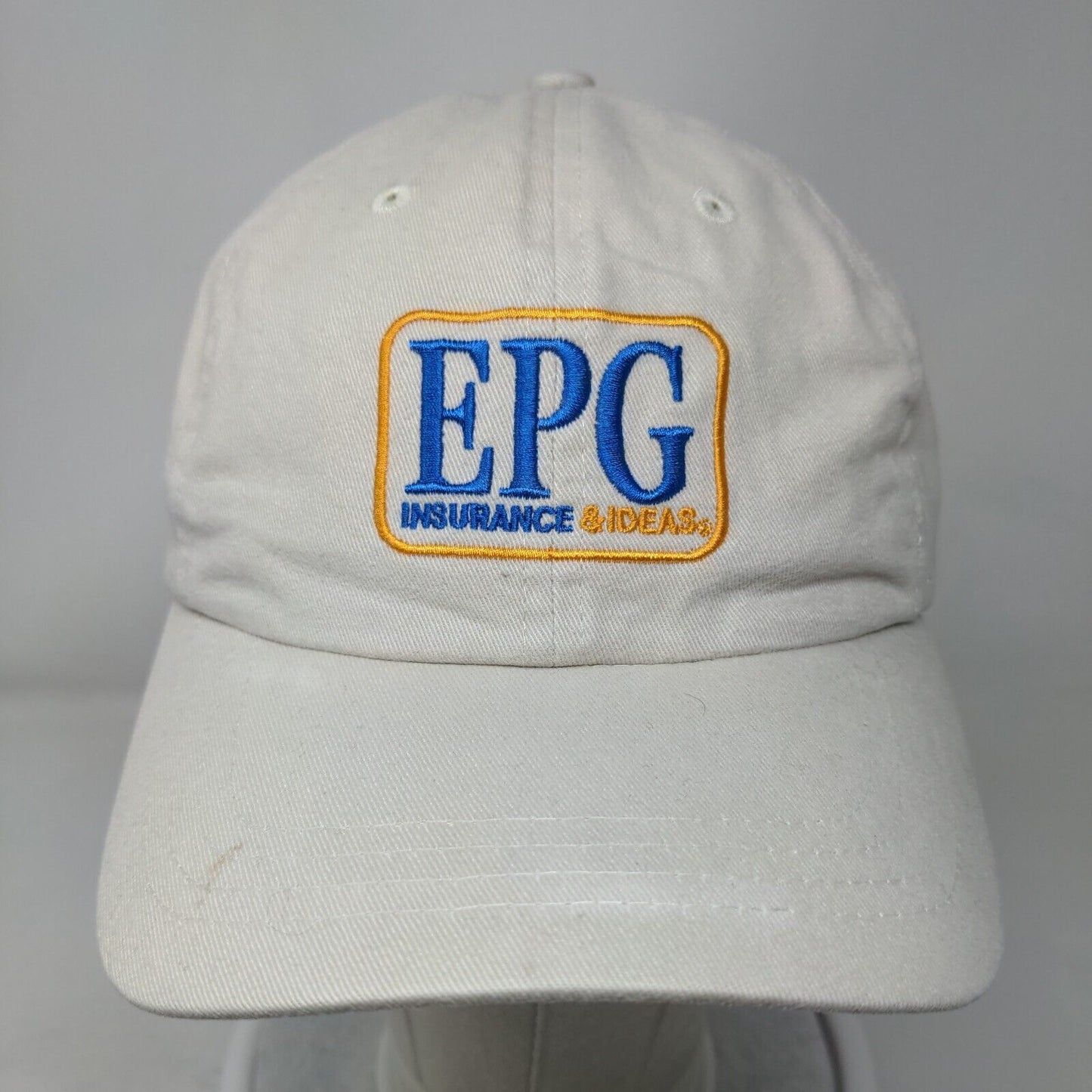 EPH Insurance & Ideas Slideback Hat Tan OSFA Embroidered Adjustable