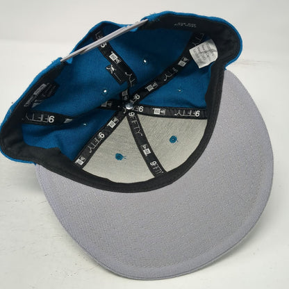 Oakley Snapback Blue Gray Hat One Size Wool 9FIFTY Metal Icon Logo New Era