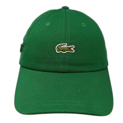 Supreme Lacoste L!ve Green Baseball Cap Hat Zipper Pocket Strapback Cotton