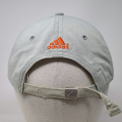 Adidas Baseball Cap Gray One Size Slideback Cotton Logo Patch Mountain Logo Hat