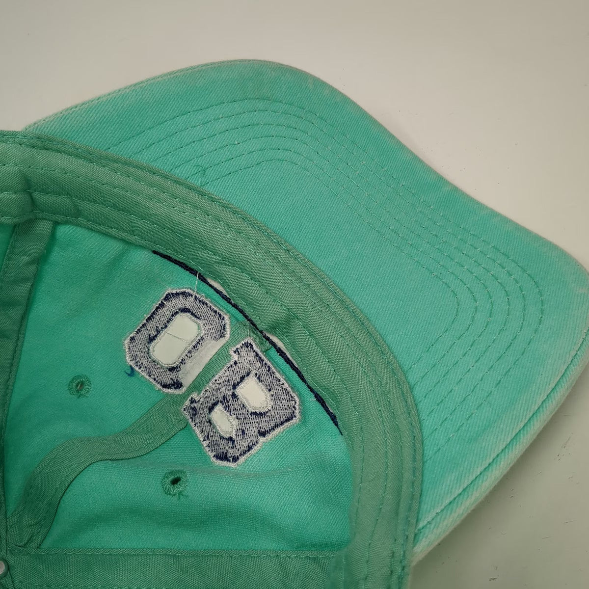 Riverbed Threads Baseball Cap Blue One Size Orange Beach OB Strapback Hat Cotton