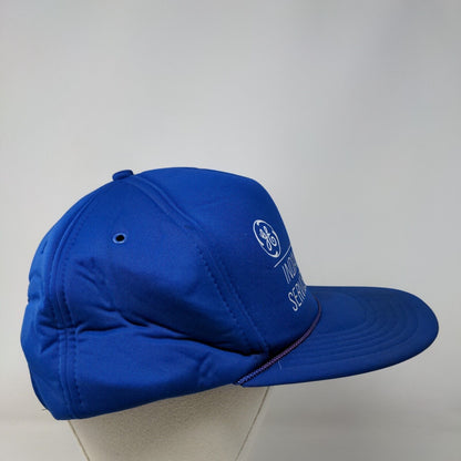 GE Indianapolis Service Center Snapback Rope Hat Blue OSFA Vent Holes