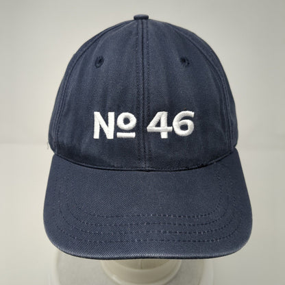 No 46 Biden Strapback Hat Blue OSFA Adjustable Embroidered 6 Panel Unionwear
