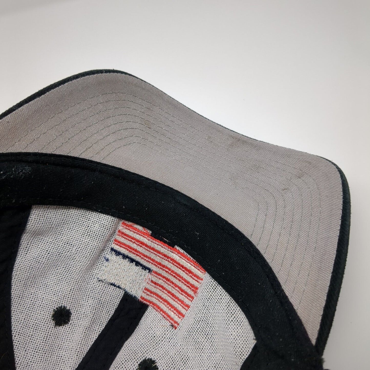 USA Flag Park Snapback Hat Black One Size Adjustable Top of the World