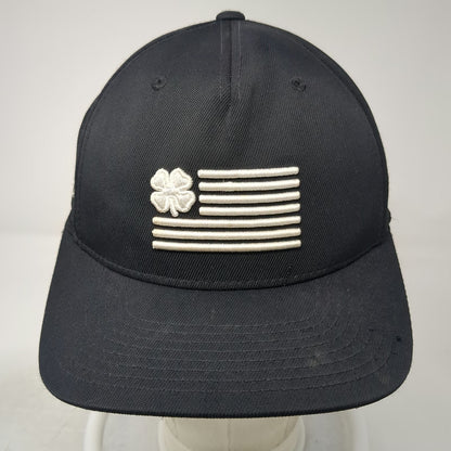 Black Clover 5 Panel Black Hat One Size Snapback Live Lucky CompuNet HPE Logo