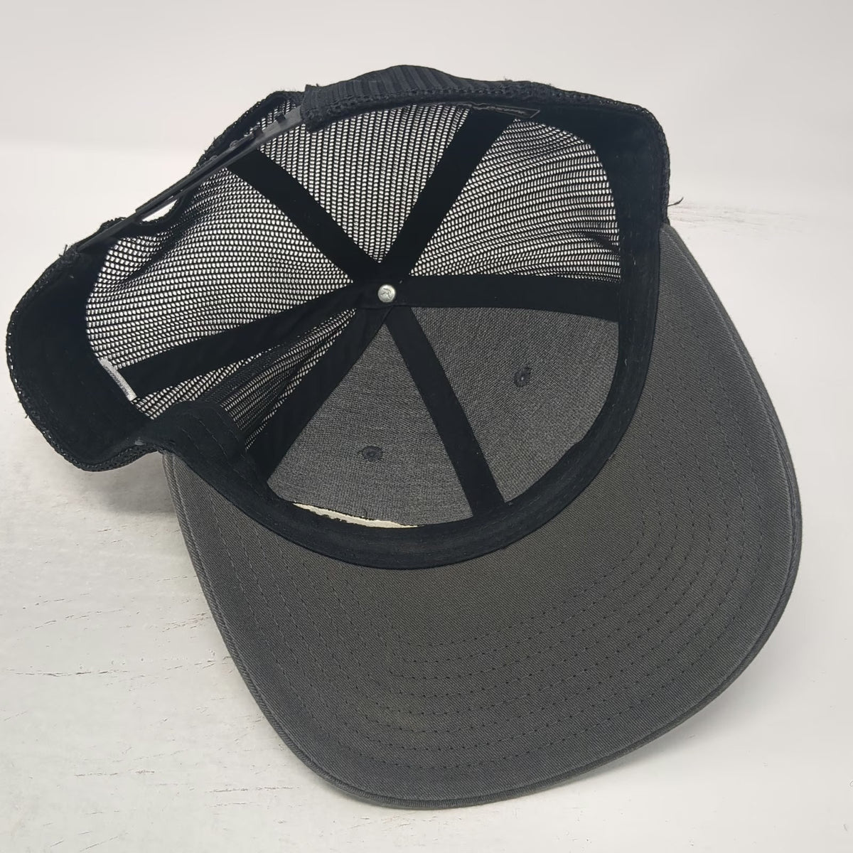 Richardson Trucker Hat Gray One Size Helena IDD Agriculture Mesh Back Snapback