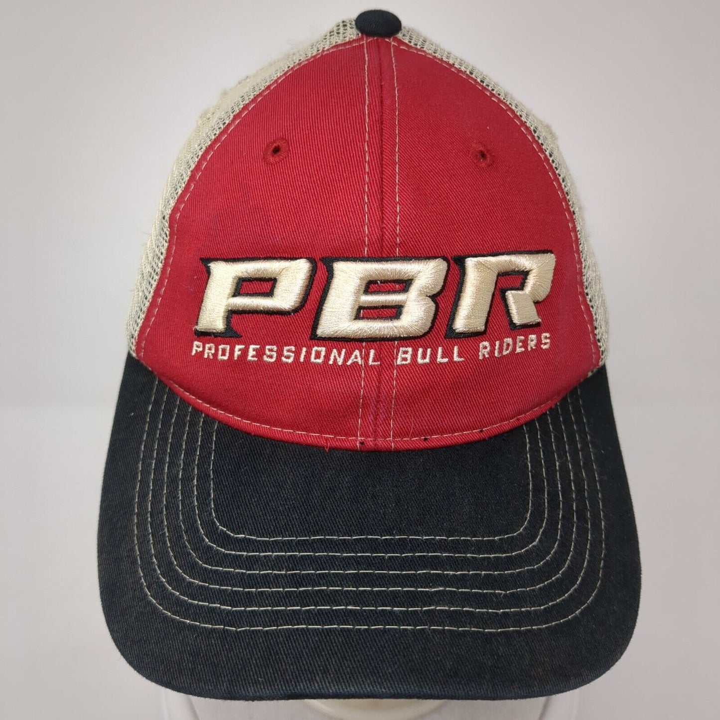 PBR Professional Bull Riders Strapback Trucker Hat Multicolor OS Adjustable Mesh