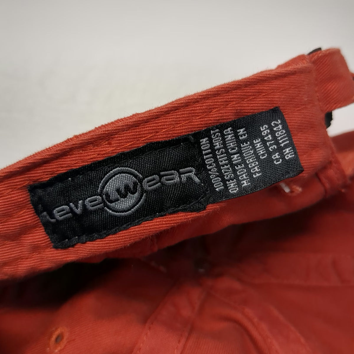 Levelwear Baseball Cap Orange Blue One Size Melissa's Road Race Banff Canada Hat