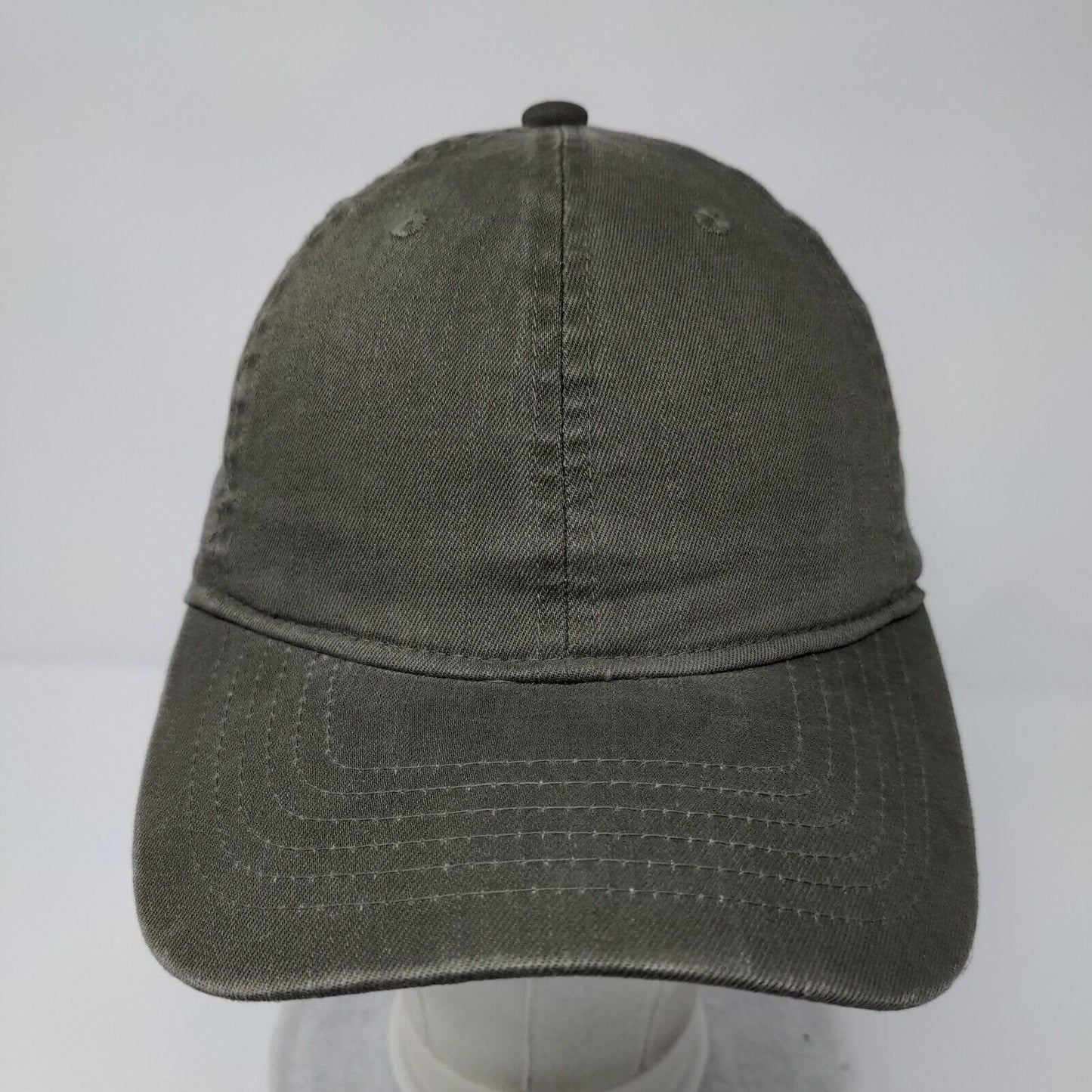 Unbranded Slideback Hat Brown OSFA Adjustable 6 Panel Blank Solid
