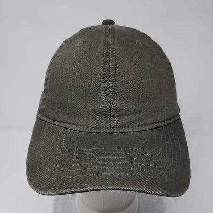 Unbranded Slideback Hat Brown OSFA Adjustable 6 Panel Blank Solid