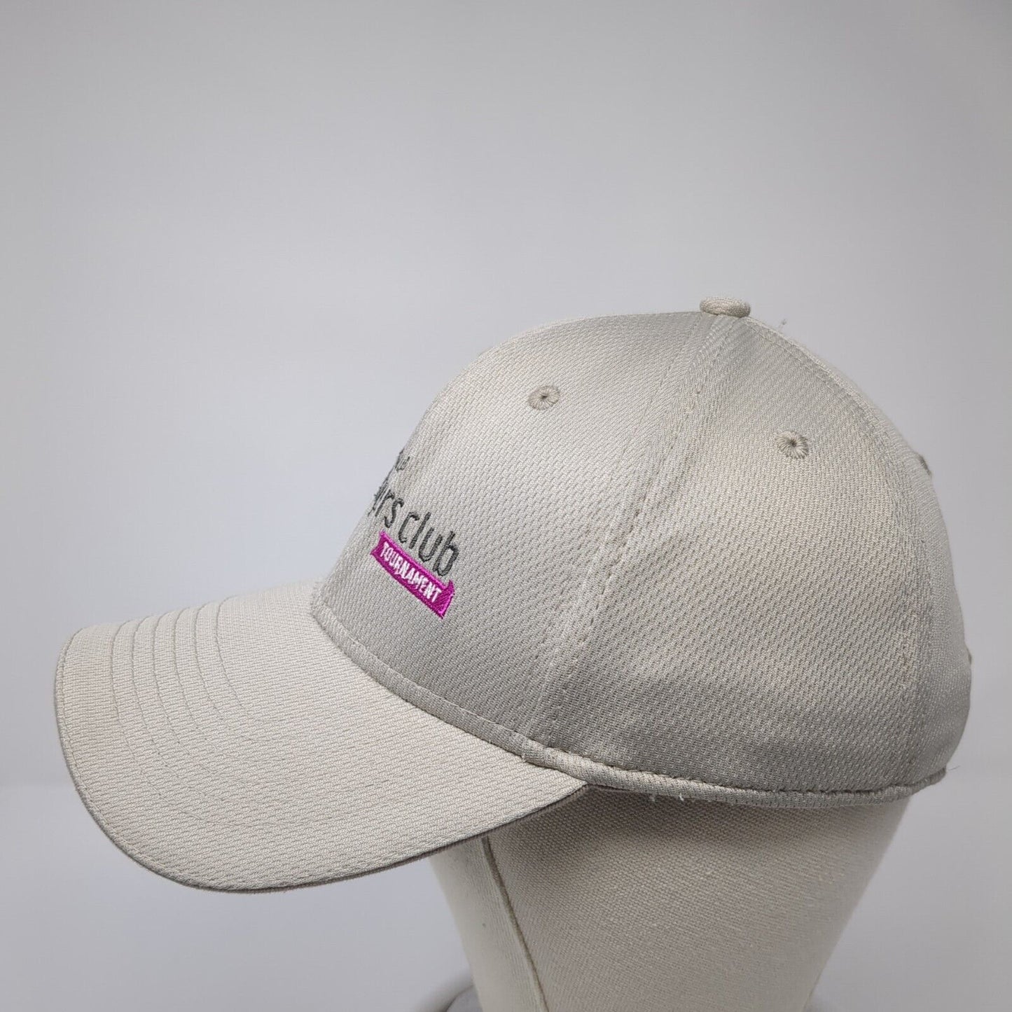 Princess Players Club Tournament Strapback Hat Tan One Size Adjustable