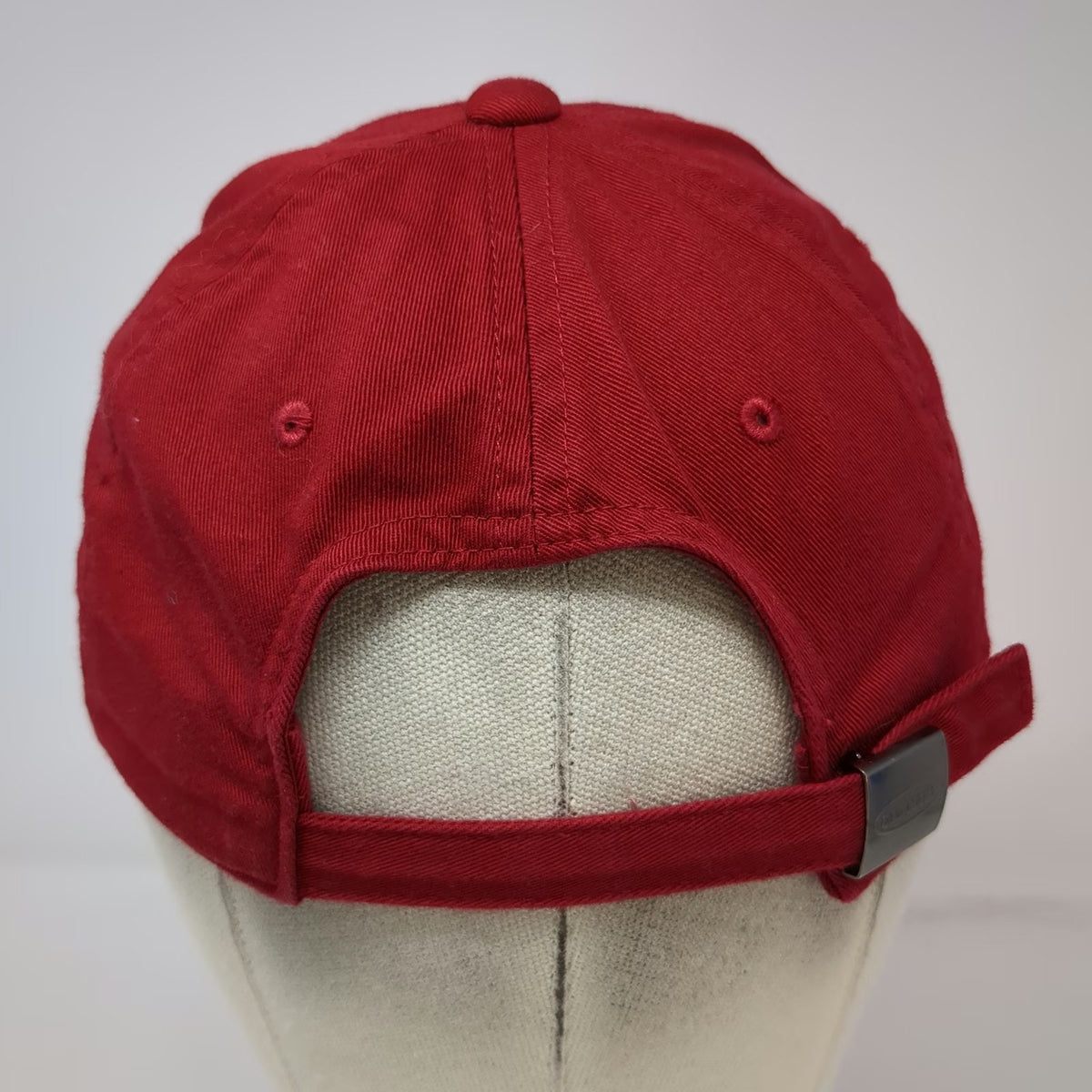 Old Navy Baseball Red S/M Slideback 2002 American Flag Embroidered Cotton Hat