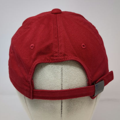 Old Navy Baseball Red S/M Slideback 2002 American Flag Embroidered Cotton Hat