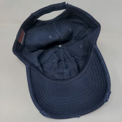 Woods Bay Montana Flathead Lake Patch Strapback Hat Blue OSFM Otto