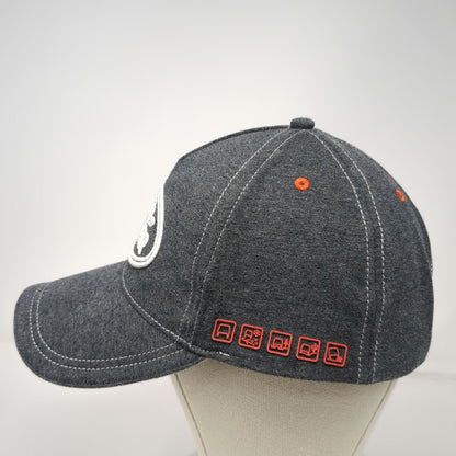 Land Rover 5 Panel Gray Hat One Size Slideback Side Graphic Icons Logo Patch