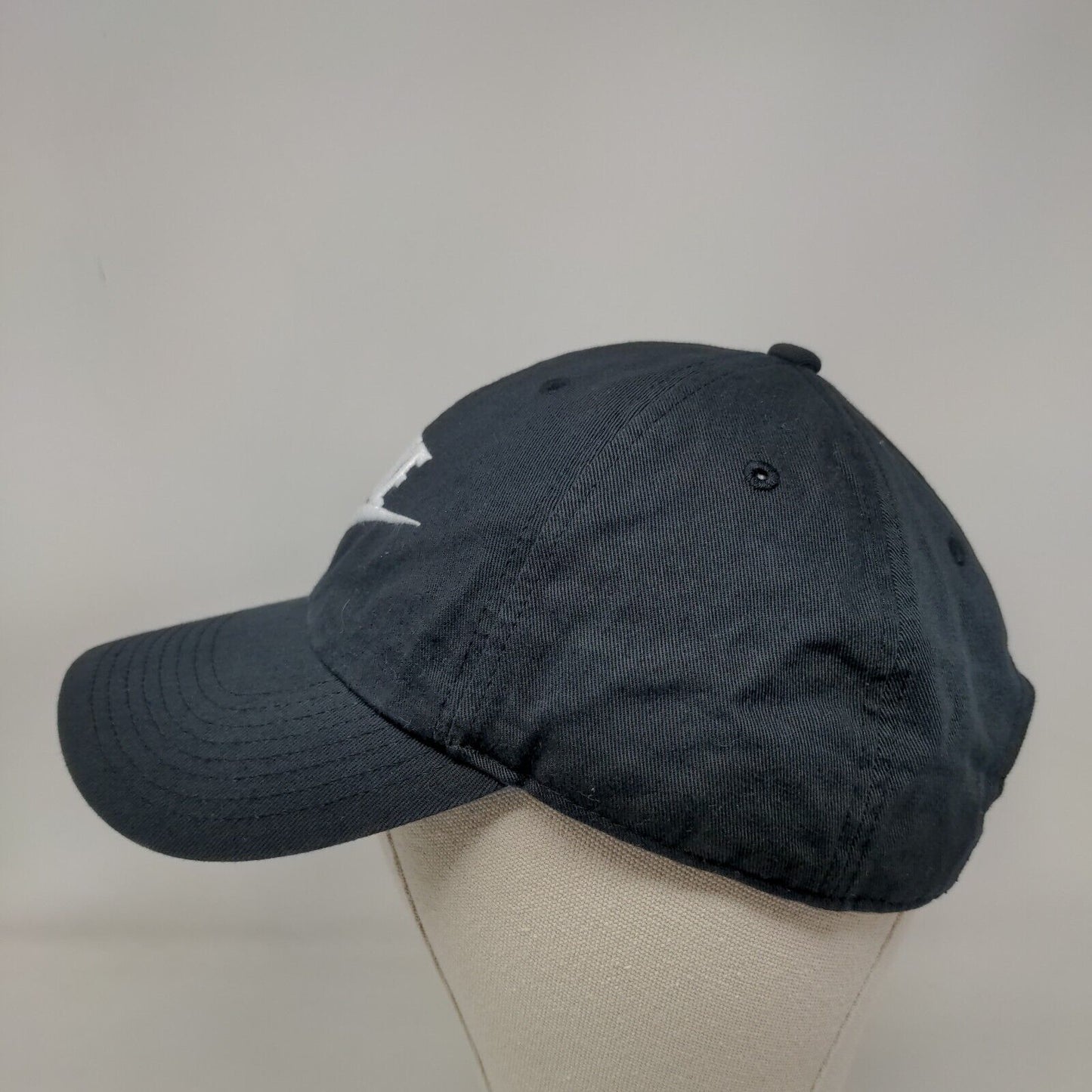 Nike Swoosh Big Logo Slideback Hat Blue OSFM Embroidered 6 Panel