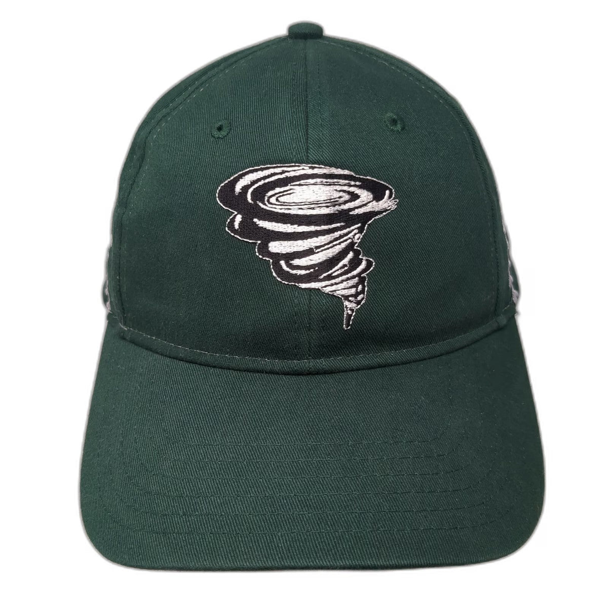 Victory Custom Chubbuck Cyclones Green One Size Cap Hat Tornado Stitching Detail
